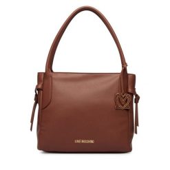 Torebka LOVE MOSCHINO. Brązowe torebki do ręki damskie Love Moschino, bez wzorów, klasyczne, bez dodatków. Za 1,059.00 zł.
