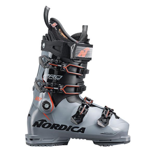 Buty narciarskie męskie Nordica Pro Machine 120 (GW). Szare buty sportowe męskie NORDICA, bez zapięcia, narciarskie. Za 2,399.99 zł.