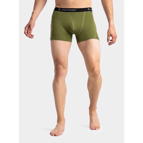 Bokserki termoaktywne męskie Sensor Merino DF Boxers. Zielone bielizna termoaktywna męska Sensor, m. Za 135.99 zł.