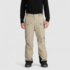 Spodnie narciarskie Outdoor Research Snowcrew. Brązowe spodnie snowboardowe męskie OUTDOOR RESEARCH, l, z aplikacjami, z materiału, narciarskie. Za 1,038.00 zł.