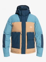 Kurtka zimowa męska Quiksilver Nomad Waterproof. Niebieskie kurtki męskie Quiksilver, na zimę, l, bez wzorów, z materiału, bez kaptura. Za 506.49 zł.