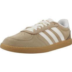 Buty ADIDAS BREAKNET SLEEK Jasnobrązowy. Brązowe obuwie sportowe damskie Adidas, trekkingowe. Za 227.99 zł.