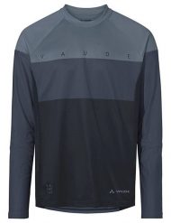 Radshirt M Moab LS T-Shirt VI. Niebieskie t-shirty męskie Vaude, m, bez wzorów, z materiału, bez kołnierzyka. Za 223.00 zł.