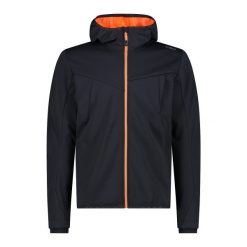 Kurtka z kapturem CMP. Szare kurtki sportowe męskie CMP, bez wzorów, trekkingowe. Za 548.50 zł.