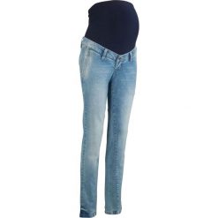 Dżinsy ciążowe Boyfriend bonprix jasnoniebieski "bleached". Niebieskie jeansy damskie bonprix. Za 109.99 zł.
