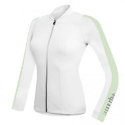 RH+ Koszulka damska Spirit biało zielona r. M (ECD0260). Białe t-shirty damskie m, bez wzorów, bez kołnierzyka. Za 233.53 zł.