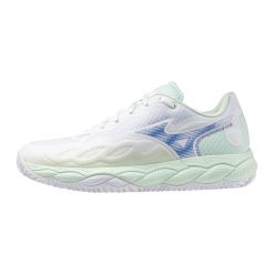 Damskie buty do tenisa Mizuno Wave Enforce Court CC. Białe obuwie sportowe damskie Mizuno, bez wzorów, tenisowe, mizuno wave. Za 470.95 zł.