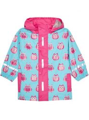 Playshoes Kurtka przeciwdeszczowa 408599 M Błękitny Regular Fit. Niebieskie kurtki i płaszcze dla dziewczynek Playshoes, bez wzorów, z syntetyku, bez kaptura. Za 99.99 zł.