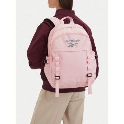 Plecak Reebok. Czerwone plecaki damskie Reebok, bez wzorów. Za 159.99 zł.