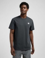 MESKA KOSZULKA LEE WW TEE WASHED BLACK 112370491. Czarne t-shirty męskie Lee, l, bez wzorów, bez kołnierzyka. Za 79.99 zł.