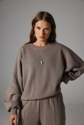 BLUZA JESS TAUPE One size - Flawless. Bluzy damskie Flawless, bez wzorów, bez kaptura. Za 349.00 zł.