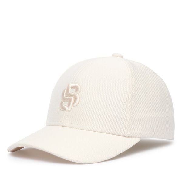 Czapka z daszkiem BOSS. Białe czapki i kapelusze męskie Boss, bez wzorów. Za 221.99 zł.