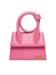 JACQUEMUS Torebka Le Chiquito Noeud 213BA005-3060 Różowy. Czerwone torebki do ręki damskie JACQUEMUS, bez wzorów, ze skóry, bez dodatków. Za 2,519.00 zł.