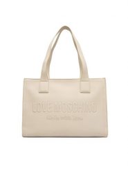 LOVE MOSCHINO Torebka JC4045PP1OLE0110 Écru. Torebki do ręki damskie Love Moschino, bez wzorów, ze skóry, bez dodatków. Za 939.99 zł.