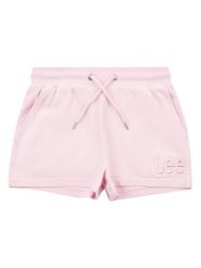 Lee Szorty materiałowe Acid Wash LEG5094 Różowy Regular Fit. Czerwone spodenki dla dziewczynek Lee, bez wzorów, z bawełny. Za 109.99 zł.