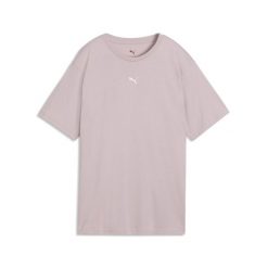 Damska koszulka o luźnym kroju ESS PUMA. Czerwone t-shirty damskie Puma, m, bez wzorów, z bawełny, klasyczne, bez kołnierzyka. Za 99.00 zł.
