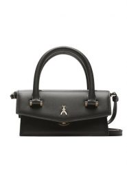 Patrizia Pepe Torebka 8B0111/L061-K103 Czarny. Czarne torebki do ręki damskie Patrizia Pepe, bez wzorów, ze skóry, bez dodatków. Za 1,339.00 zł.