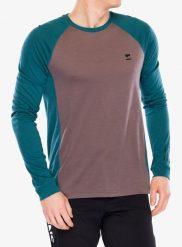 Bluza rowerowa męska Mons Royale Tarn Merino Long Sleeve. Brązowe bluzy męskie Mons Royale, m, bez wzorów, z materiału, bez kaptura. Za 302.49 zł.