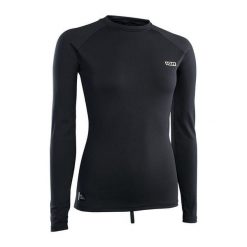 Koszulka Lycra damska Rashguard ION LA - Black. Czarne t-shirty damskie ION, bez wzorów, z lycry, bez kołnierzyka. Za 240.00 zł.