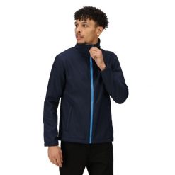 Męska Kurtka Soft Shell Ablaze Printable. Niebieskie kurtki męskie Regatta, l, bez wzorów, z materiału, bez kaptura. Za 110.99 zł.