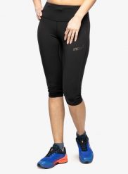 Legginsy do biegania damskie Inov-8 Race Elite 3/4 Tight. Czarne legginsy damskie Inov-8, xs, bez wzorów, z elastanu, do biegania. Za 174.79 zł.