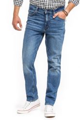 MUSTANG TRAMPER TAPERED MĘSKIE SPODNIE JEANSOWE JEANSY DENIM BLUE 1014043 5000 682, W34 L30. Niebieskie jeansy męskie Mustang, klasyczne. Za 219.99 zł.