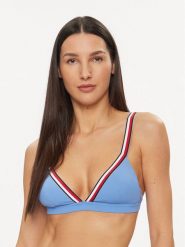 Tommy Hilfiger Góra od bikini UW0UW05290 Niebieski. Niebieskie bikini damskie Tommy Hilfiger, s, bez wzorów. Za 169.99 zł.
