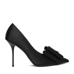 Szpilki Eva Minge. Czarne szpilki damskie Eva Minge, bez wzorów, bez obcasa, bez zapięcia. Za 359.99 zł.