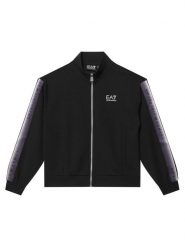 EA7 Emporio Armani Bluza 7G000264 AF12501 UC001 Czarny Regular Fit. Czarne bluzy dla dziewczynek EA7 Emporio Armani, bez wzorów, z syntetyku, bez ramiączek, bez kaptura. Za 439.99 zł.