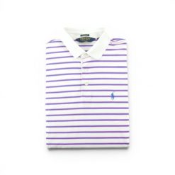 Polo Ralph Lauren koszulka męska golfowa z krótkim rękawem. Białe koszulki polo męskie Ralph Lauren, l, bez wzorów, eleganckie, bez ramiączek. Za 106.46 zł.