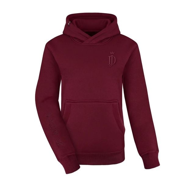 Bluza jeździecka z kapturem damska Pure JD Attack. Czerwone bluzy damskie JD ATTACK, na jesień, uniwersalny, bez wzorów, z bawełny, z kapturem. Za 219.99 zł.