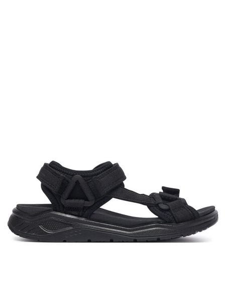 ECCO Sandały X-Trinsic 71067200101 Czarny. Czarne sandały chłopięce ecco, z materiału, bez zapięcia. Za 223.99 zł.
