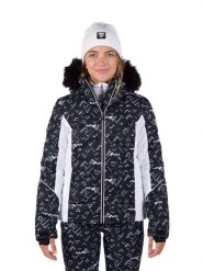 Kurtka narciarska Rossignol damska W Staci PR Puffy JKT czarna. Czarne kurtki damskie Rossignol, s, bez wzorów, z futra, z kapturem, narciarskie. Za 1,119.00 zł.