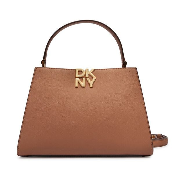 Torebka DKNY. Brązowe torebki do ręki damskie DKNY, bez wzorów, klasyczne, bez dodatków. Za 661.99 zł.