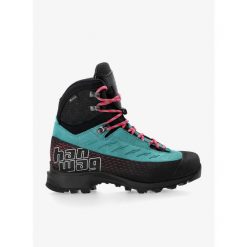 Buty wysokogórskie damskie Hanwag Ferrata Tour Lady GTX. Zielone obuwie sportowe damskie Hanwag, bez wzorów, wspinaczkowe. Za 1,511.99 zł.
