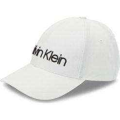 Czapka z daszkiem CALVIN KLEIN - Logo Embroidery Cap K60K604725 105. Białe czapki i kapelusze damskie Calvin Klein, z bawełny. Za 159.00 zł.