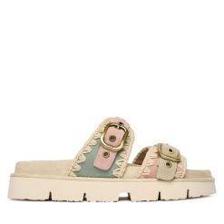 Klapki Mou. Klapki damskie Mou, bez wzorów, bez obcasa. Za 899.99 zł.