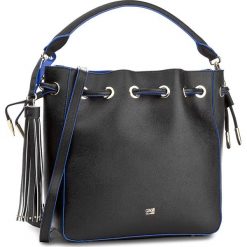 Torebka CAVALLI CLASS - City Diva C73PWCNY0032B16 Black/Blue B16. Czarne torebki do ręki damskie Cavalli Class, ze skóry ekologicznej. W wyprzedaży za 549.00 zł.