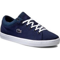Półbuty LACOSTE - Straightset 116 2 Caw 7-31CAW0117003 Navy. Niebieskie półbuty damskie Lacoste, z materiału. W wyprzedaży za 269.00 zł.