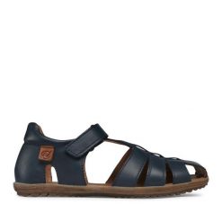 Sandały Naturino. Niebieskie sandały chłopięce Naturino, bez zapięcia. Za 419.99 zł.