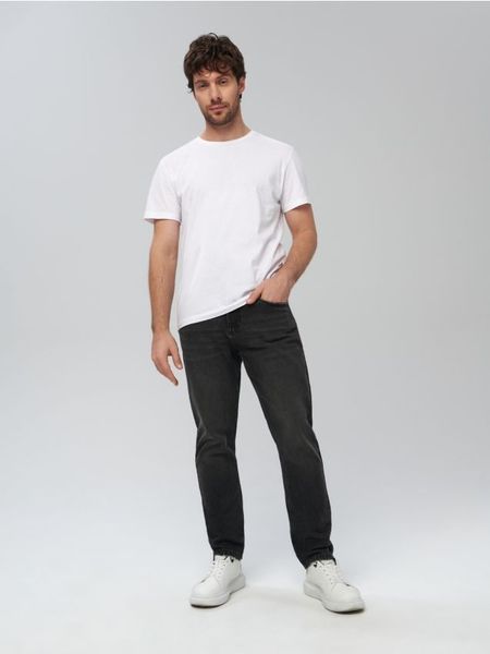 Jeansy regular - szary. Szare jeansy męskie Sinsay. Za 39.99 zł.