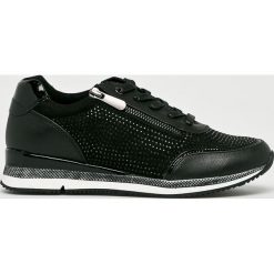 Marco Tozzi - Buty. Czarne obuwie sportowe damskie Marco Tozzi, z materiału. W wyprzedaży za 199.90 zł.
