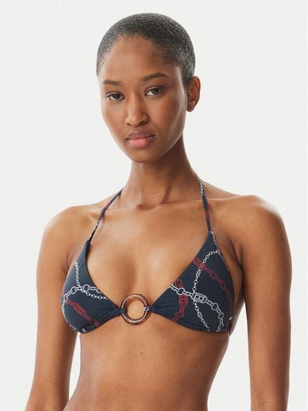 Tommy Hilfiger Góra od bikini UW0UW06393 Granatowy. Niebieskie bikini damskie Tommy Hilfiger, xs, bez wzorów. Za 201.99 zł.