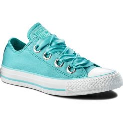 Trampki CONVERSE - Ctas Big Eyelets Ox 559920C Bleached Aqua/Enamel Aqua. Półbuty damskie marki Converse. W wyprzedaży za 199.00 zł.