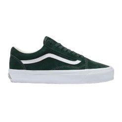 Buty Vans Old Skool LX zielone z zamszu. Zielone trampki i tenisówki damskie Vans, bez wzorów, z gumy, eleganckie, bez zapięcia. Za 489.35 zł.