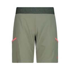 Bermudy turystyczne damskie CMP. Niebieskie szorty damskie CMP, bez wzorów, z lycry. Za 195.00 zł.