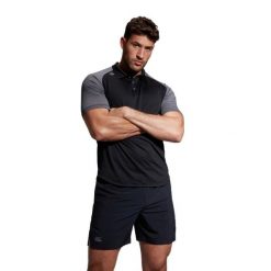 Polo Canterbury Élite. Czarne koszulki polo męskie CANTERBURY, m, bez wzorów, bez ramiączek. Za 254.00 zł.