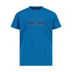 Koszulka dla dzieci CMP. Niebieskie t-shirty dla chłopców CMP, bez wzorów, bez ramiączek. Za 46.09 zł.