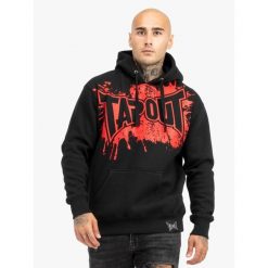 Bluza z kapturem o regularnym kroju Tapout Pacomila. Czarne bluzy męskie TAPOUT, s, bez wzorów, z bawełny, z kapturem. Za 242.05 zł.