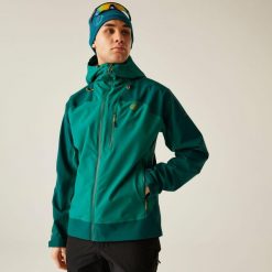 Męska wodoodporna kurtka Torrek II. Niebieskie kurtki snowboardowe męskie Dare 2b, m, bez wzorów, z tkaniny, bez kaptura, narciarskie. Za 449.99 zł.